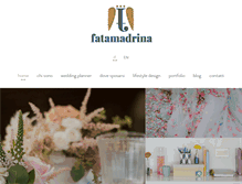 Tablet Screenshot of fatamadrina.it